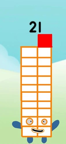 picture Numberblock 229 twenty one numberblocks wiki fandom