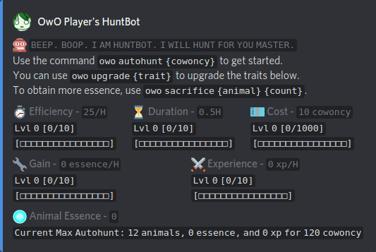 pics Discord Owo Bot Komutları owo bot wiki fandom