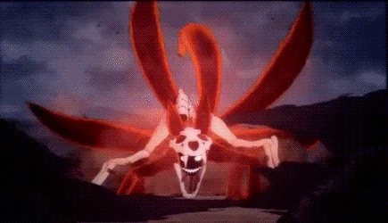 pic Naruto Turning Into Nine Tails Gif inner beast transformation superpower