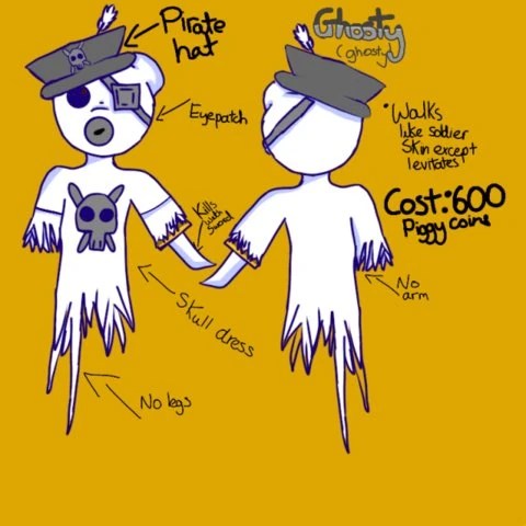 photo Piggy Fan Art Roblox All Characters ghosty piggy wiki fandom