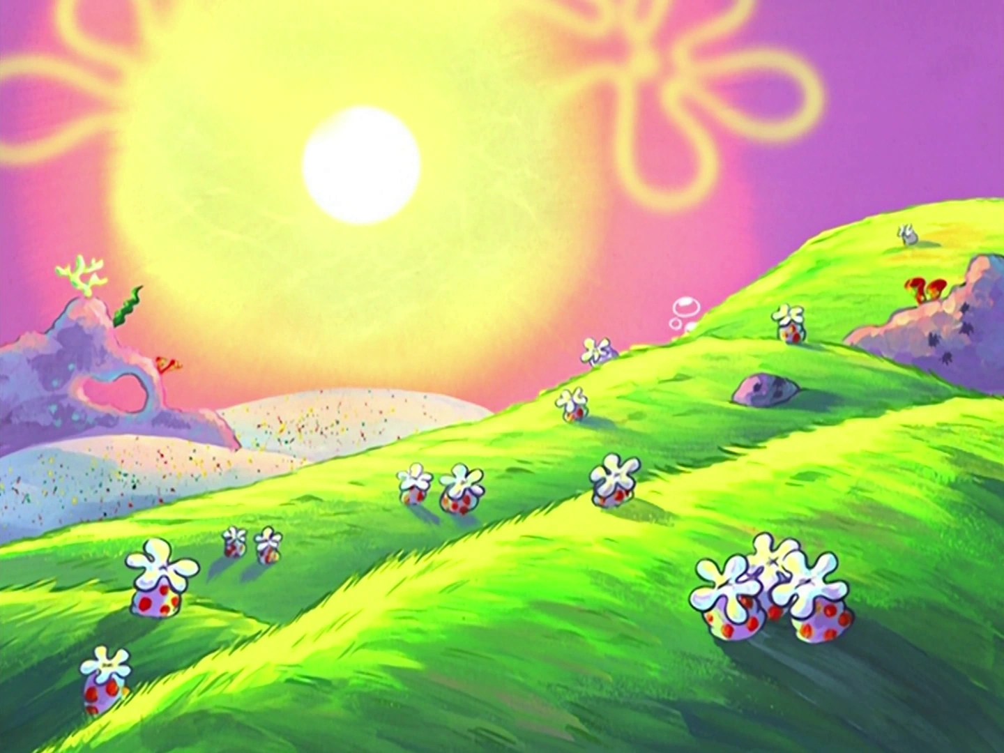 images Jellyfish Fields Sunset encyclopedia spongebobia fandom