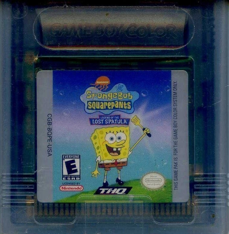 pics Game Boy Color Games Spongebob legend of the lost spatula encyclopedia spongebobia fandom
