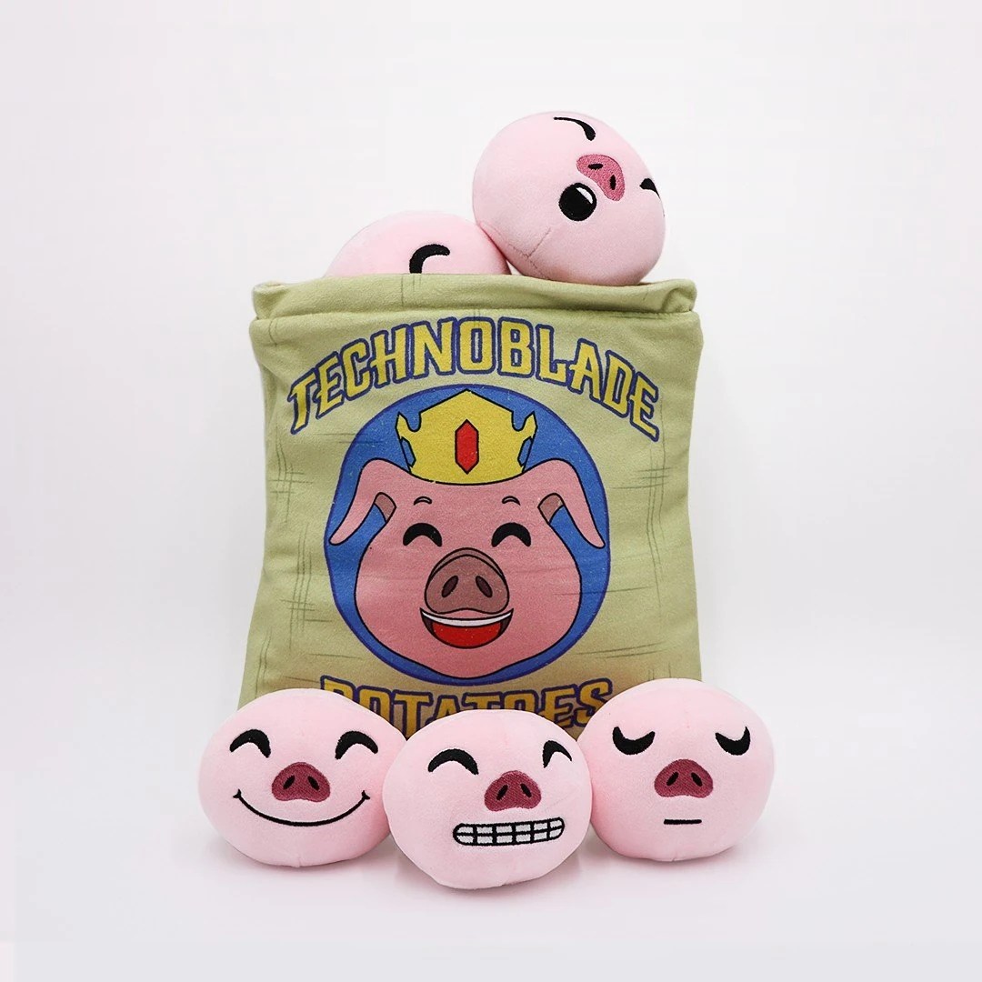 pix Technoblade Plush Collection technoblade plush bag 1ft the
