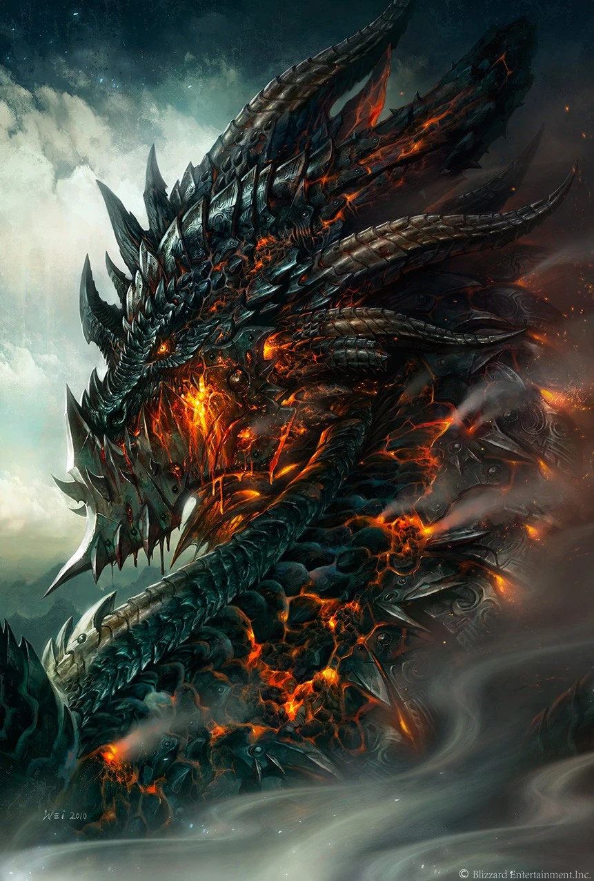 wallpapers Easy Cool Fire Dragon Drawings wowpedia fandom