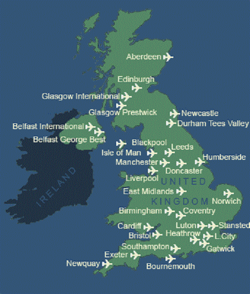 Airports In The Uk Map Route Map RKKDD 43fff0 