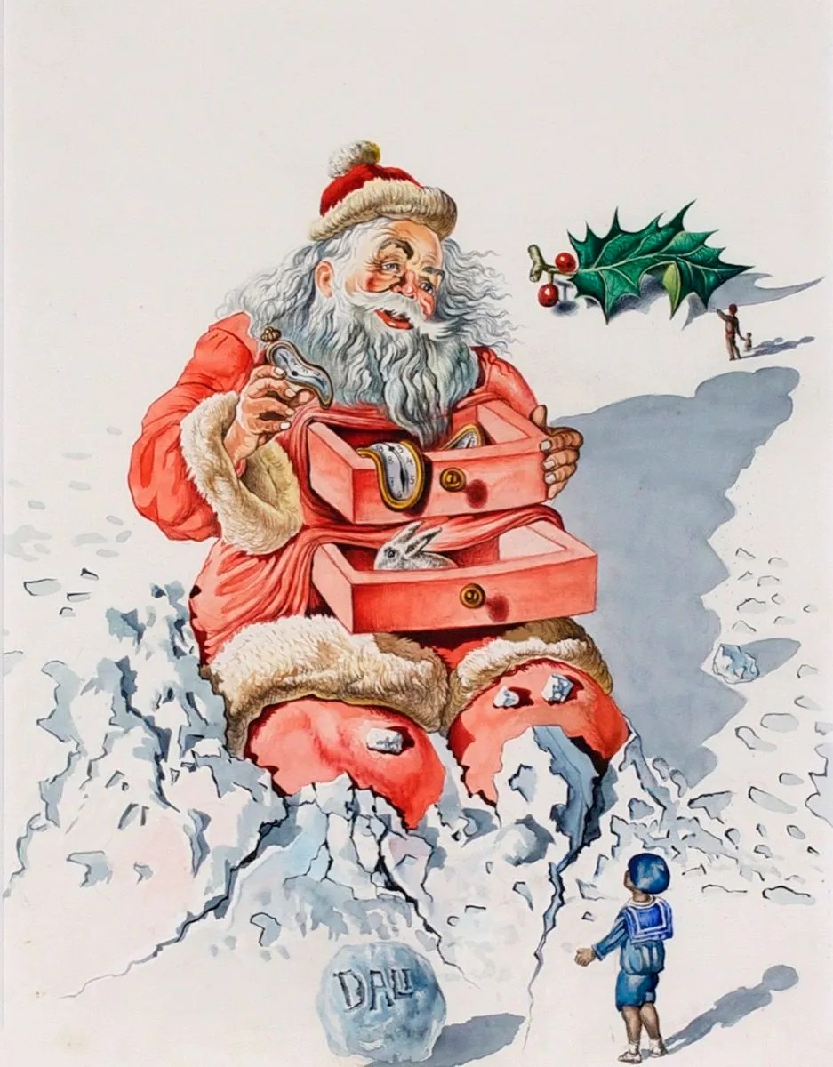 Why we Celebrate Christmas: Santa's drawers, by Salvador Dali (1948)