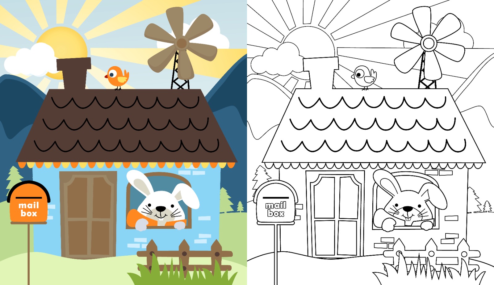 Kids coloring books free printable
