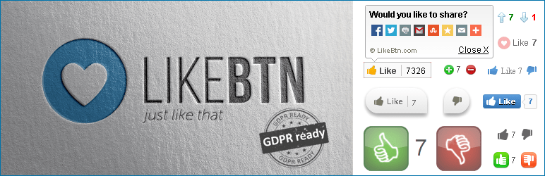 Users can only like once and a subsequent call from the same user will remove the . Like Button Rating Likebtn Wordpress Plugin 2021