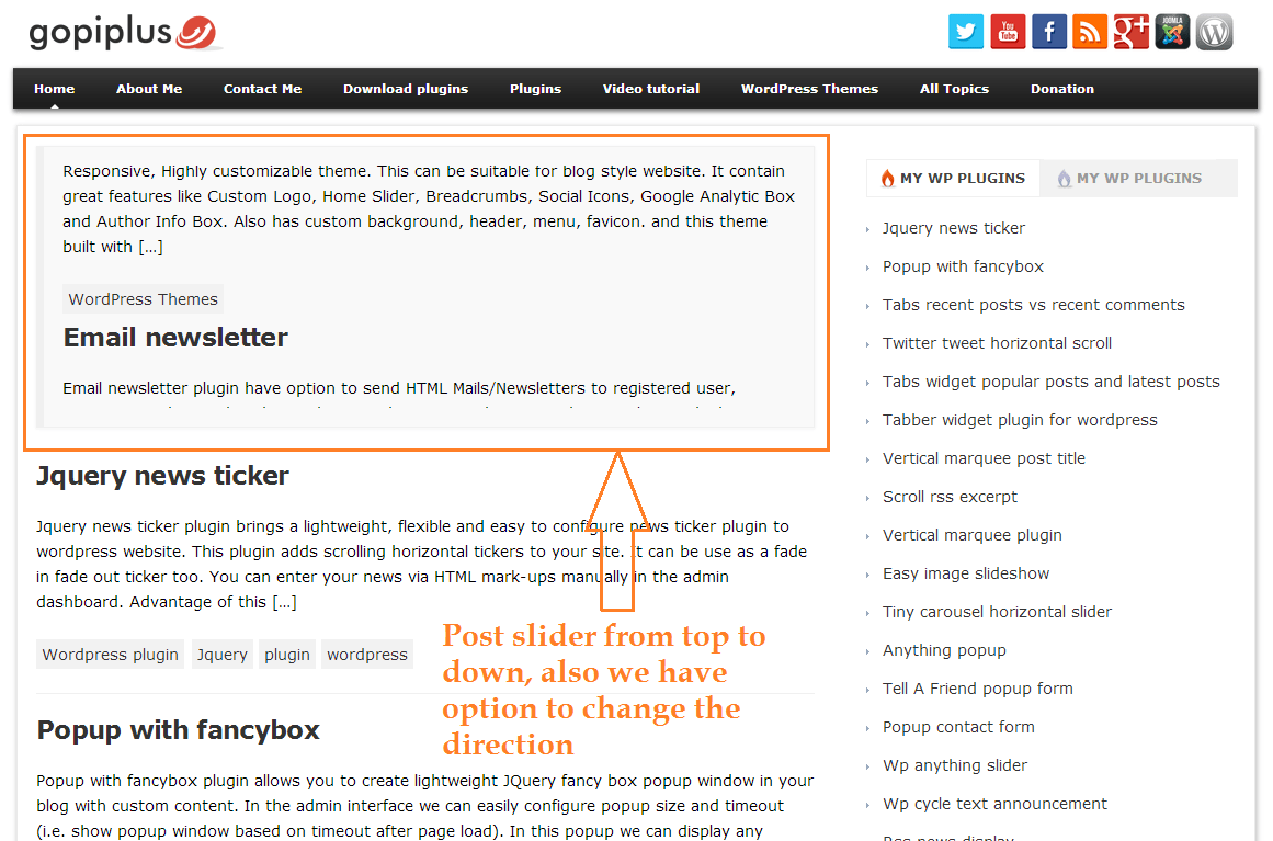 Add the following code snippet (shows 5 randomly selected posts) to a widget or . Wordpress Plugin Random Post Slider Screenshots Wordpress Plugin 2021