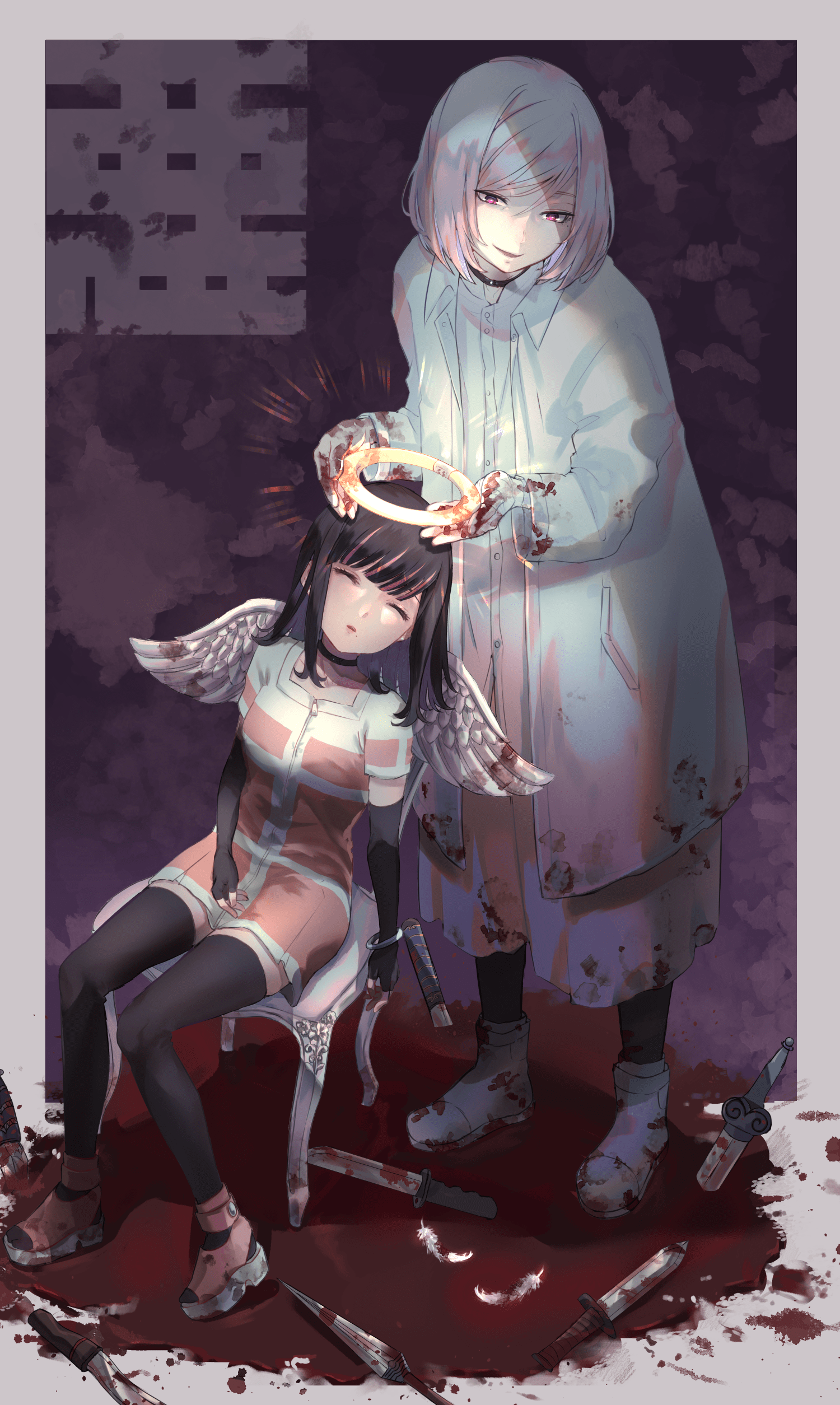 Akudama drive is a 2020 japanese cyberpunk anime television series conceptualized by kazutaka kodaka and produced by pierrot and too kyo games. Akudama Drive Image 3138192 Zerochan Anime Image Board