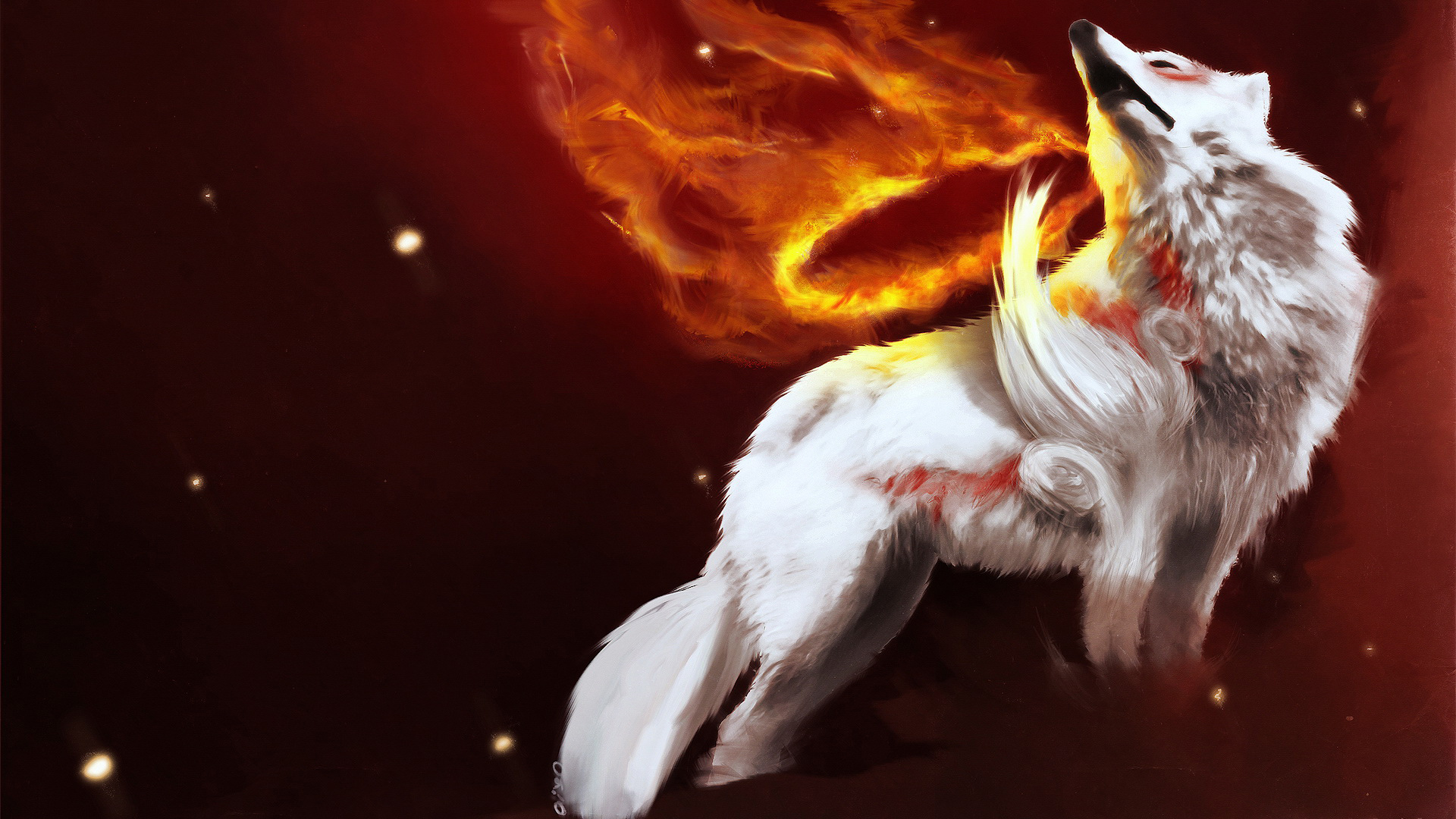 Amaterasu Okami Hd Wallpaper 346145 Zerochan Anime Image Board