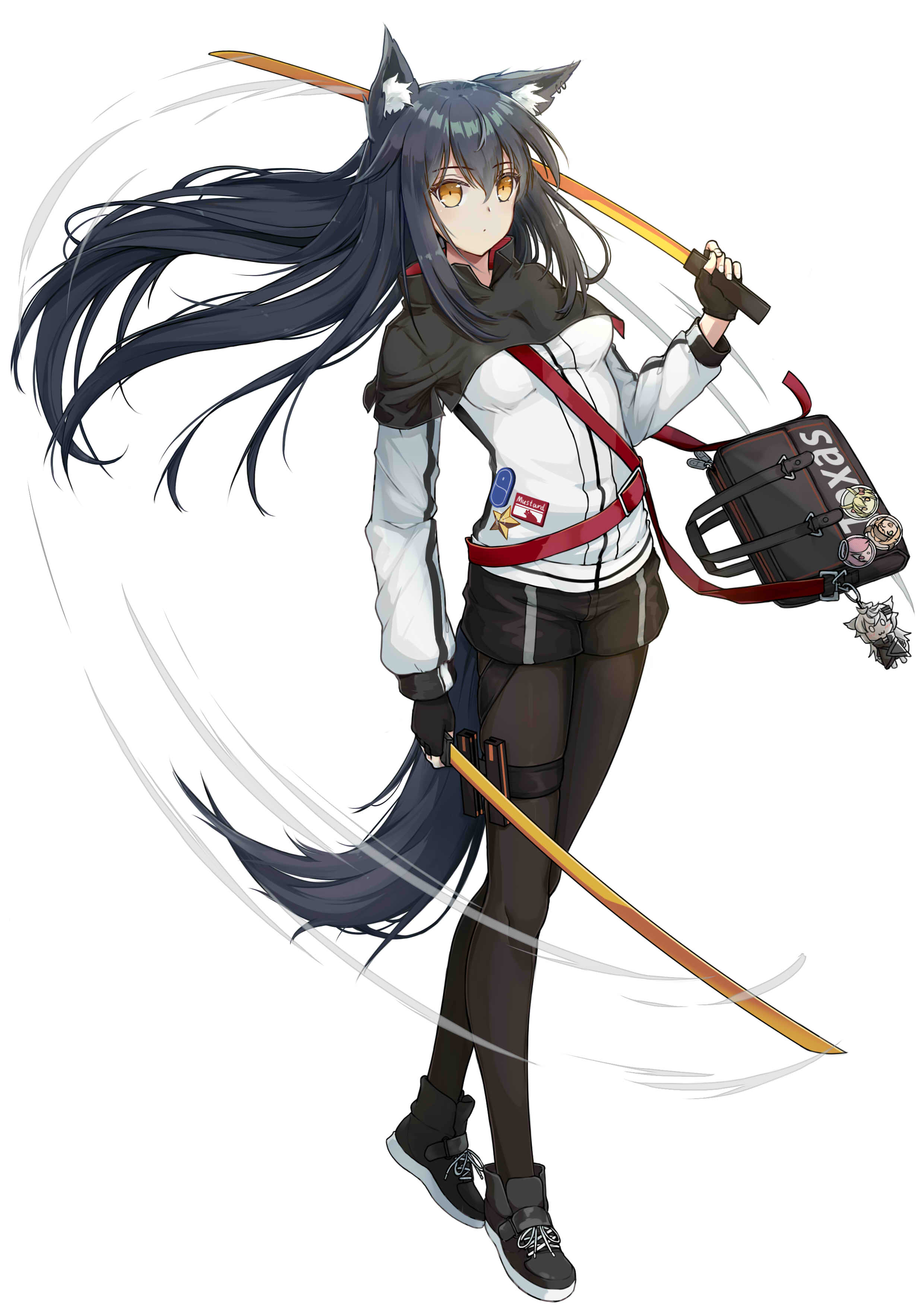 This hd wallpaper is about lappland(arknights), anime, anime girls, angle, pocket watch, original wallpaper dimensions is 2048x2048px, . Pixiv Id 14510774 - Zerochan Anime Image Board