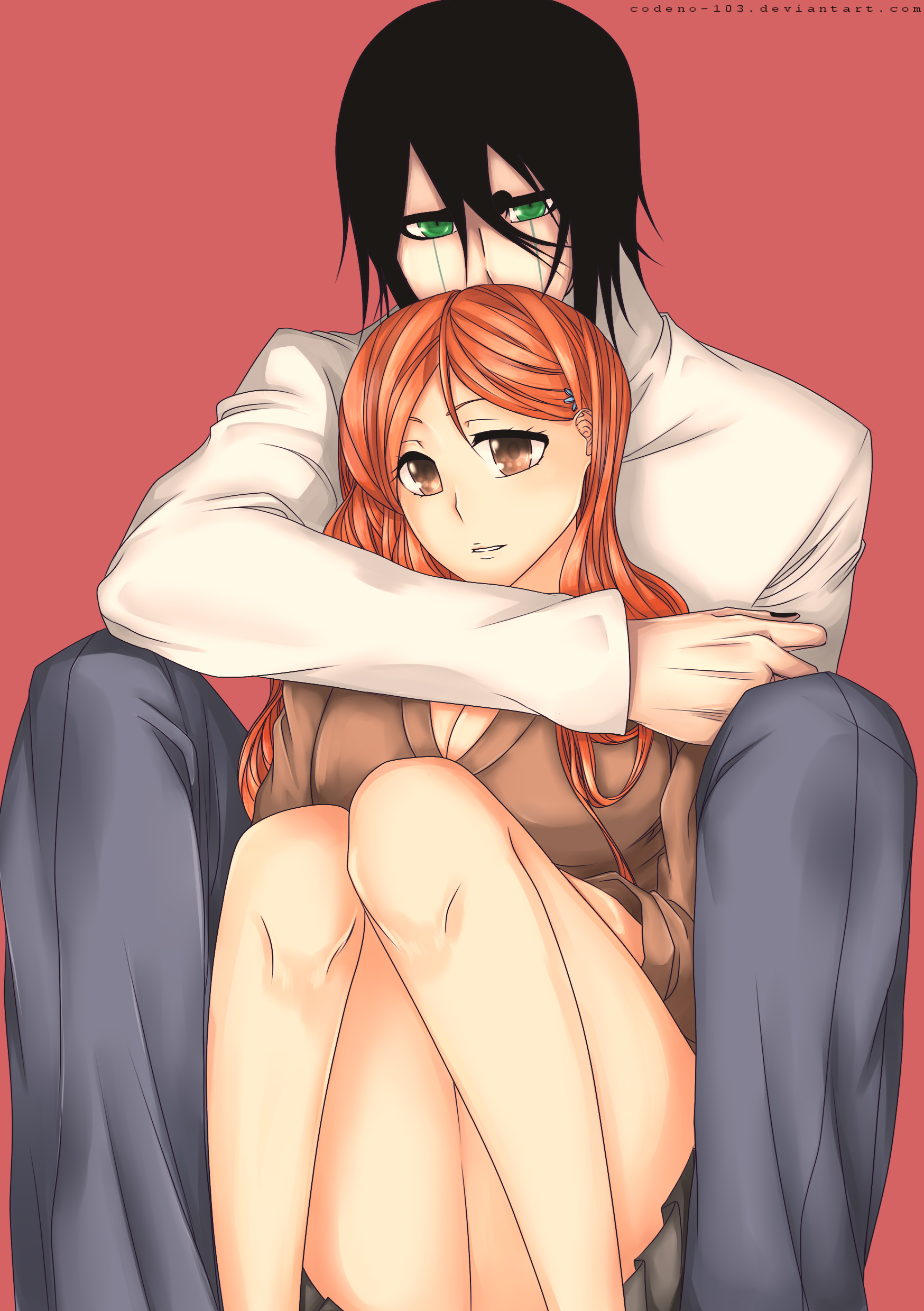 Tags: Anime, Codeno-103, BLEACH, UlquiHime, Inoue Orihime, Ulquiorra Schiff...
