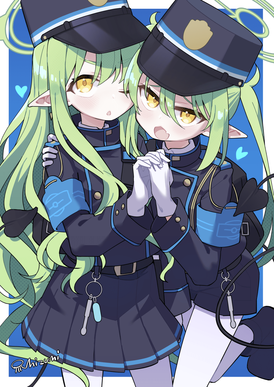 Unleash your desires- Hikari and Nozomi Blue Archive XXX
