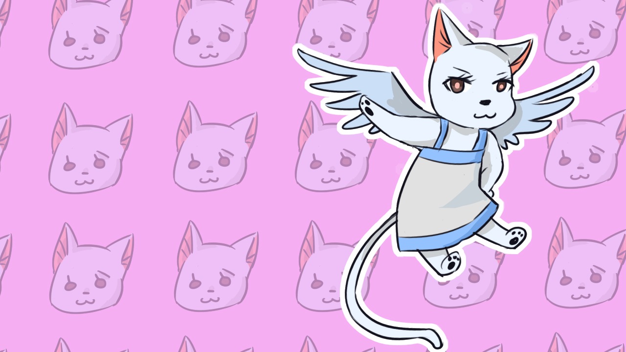 Wendy is usually accompanied by her partner charle an exceed just like happy. Charle Fairy Tail Wallpaper 858000 Zerochan Anime Image Board