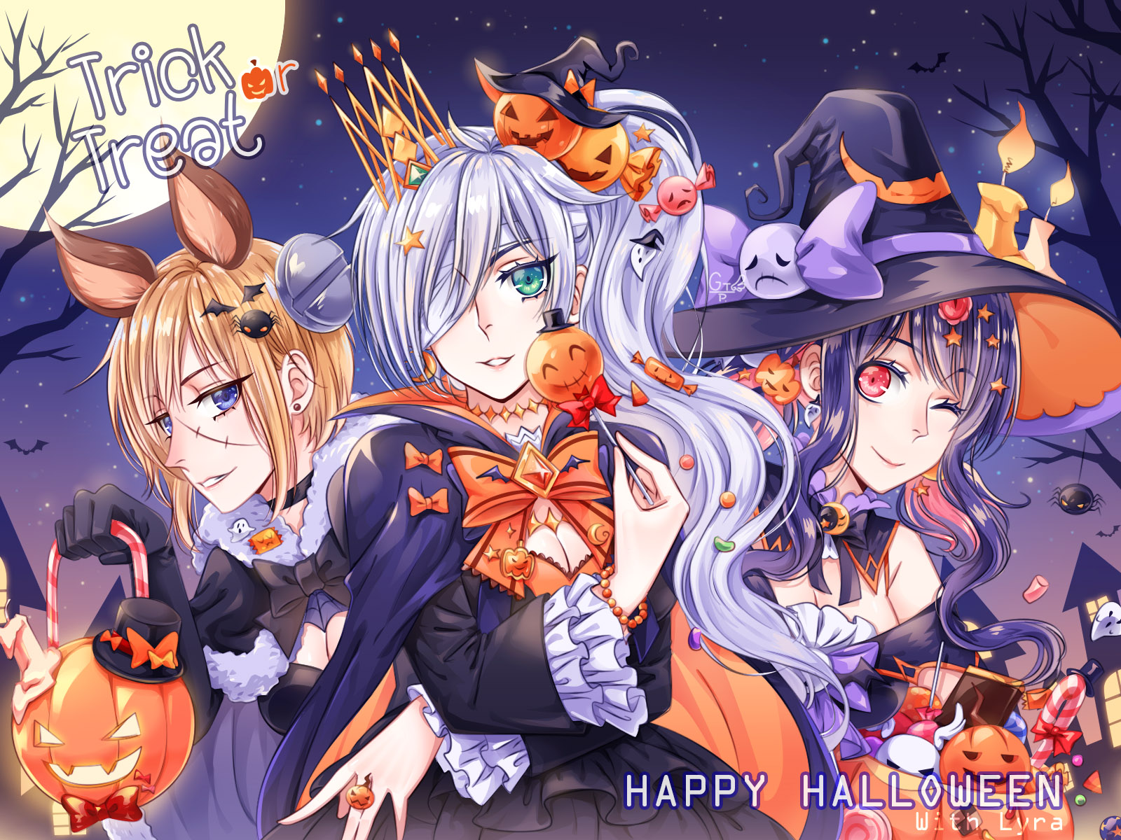 You can also upload and share your favorite anime halloween wallpapers. Halloween Wallpaper 2418459 Zerochan Anime Image Board