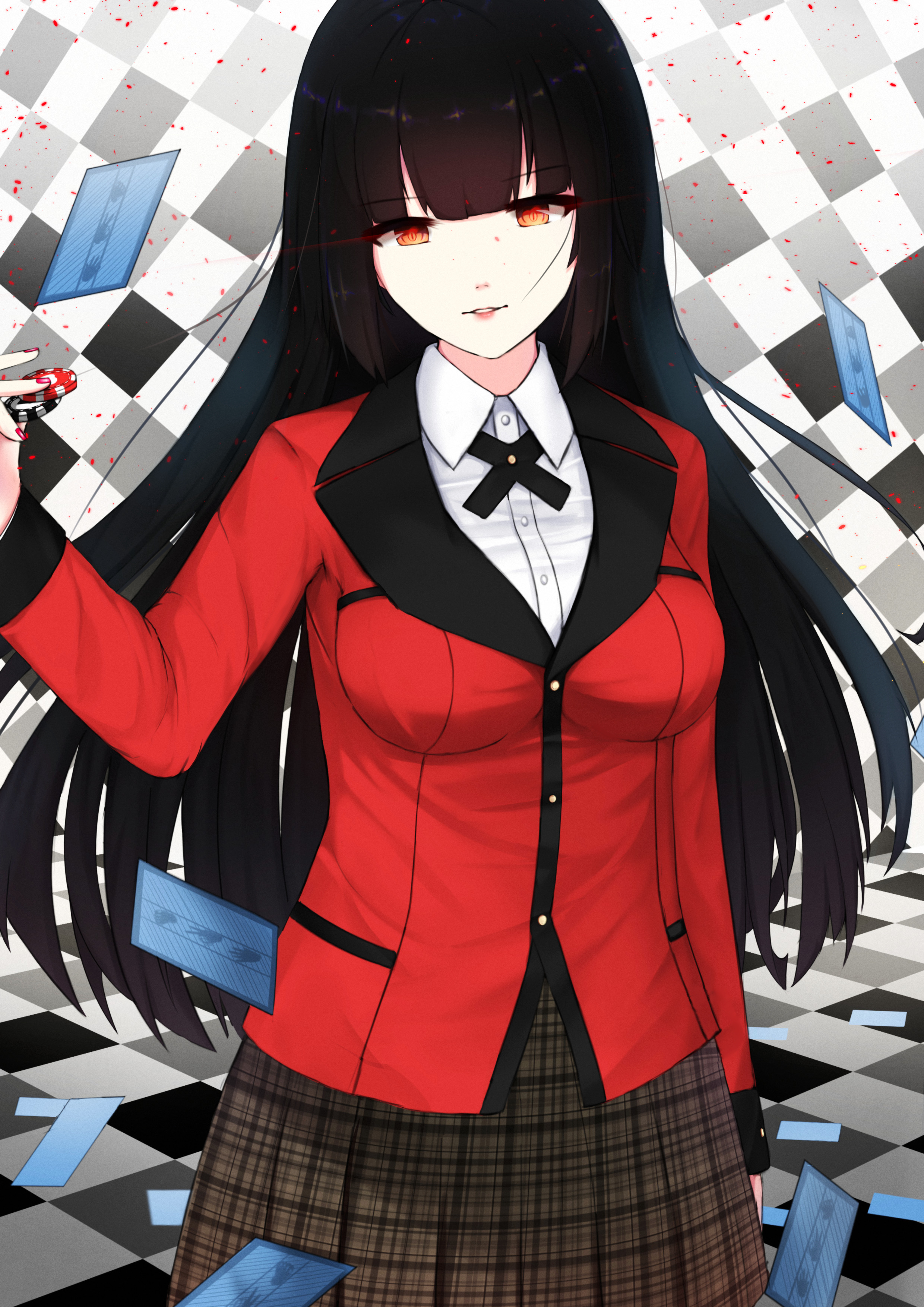Yuriko nishinotouin (西洞院 百合子 nishinotōuin yuriko) is a supporting character of kakegurui. Kakegurui - Zerochan Anime Image Board