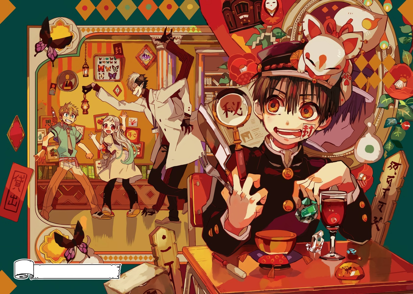 Jibaku Shounen Hanako Kun Toilet Bound Hanako Kun Zerochan Anime Image Board