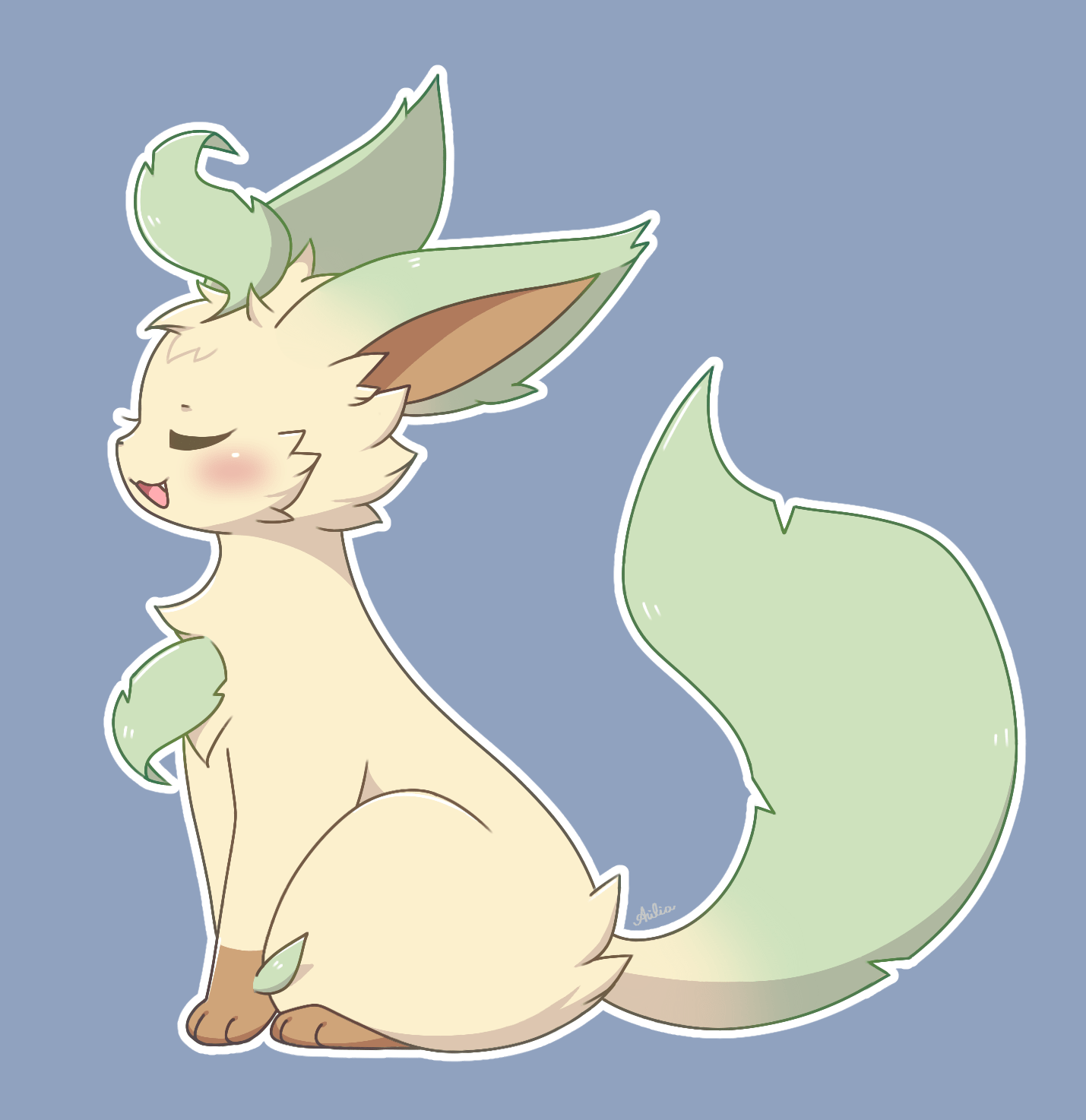 Leafeon X Quilava