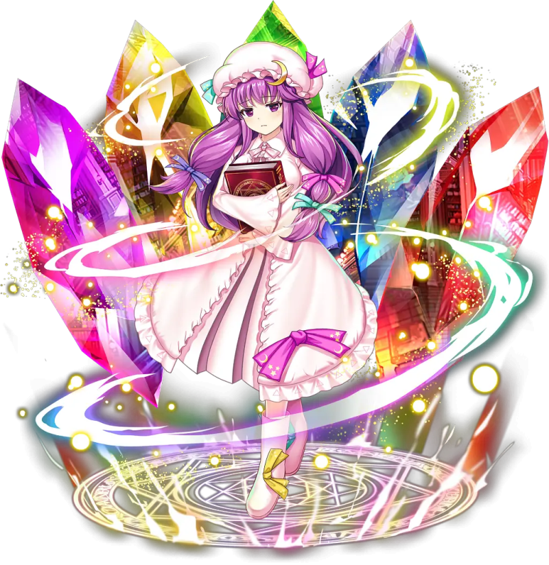 1 8 Touhou Project Patchouli Knowledge - Best Light Illustrations in Ultra HD