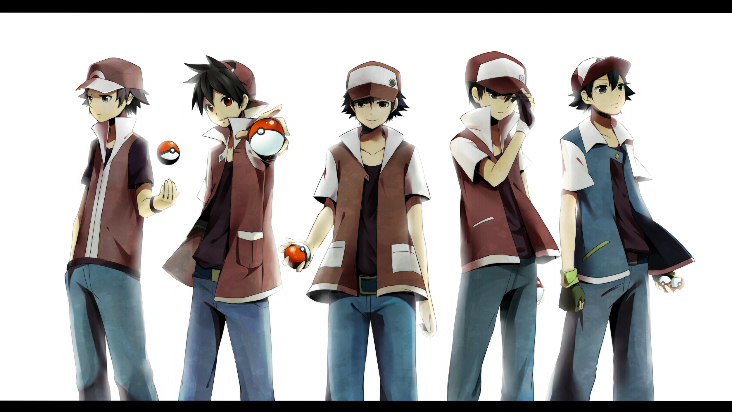 Red and blue, lightning, pikachu, pokemon red version, hd wallpaper; Red Pokemon Wallpaper Zerochan Anime Image Board