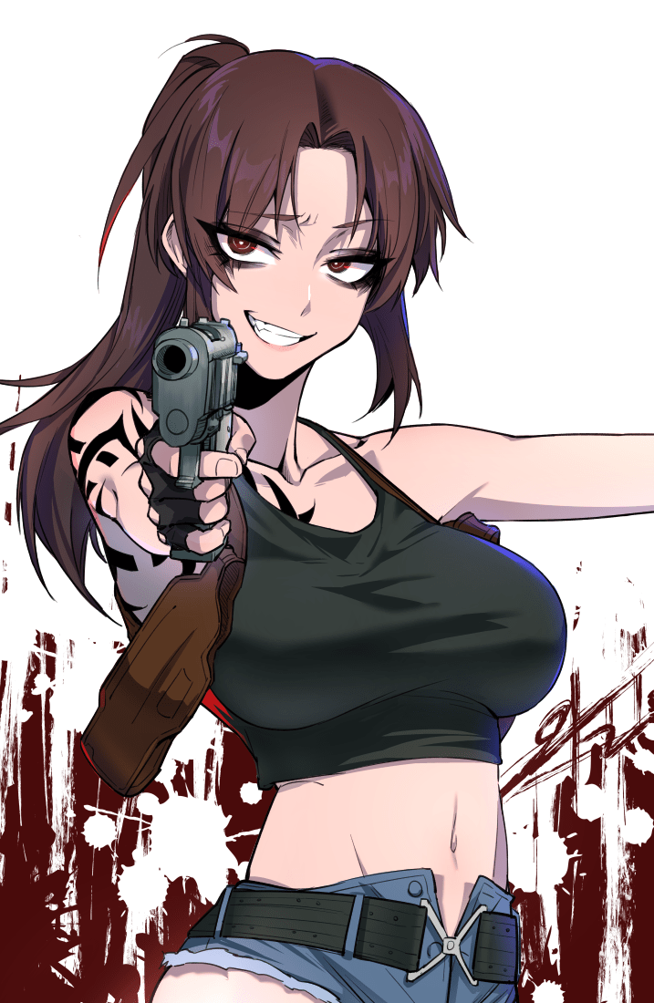 Black Lagoon, Revy, by Hankuri 