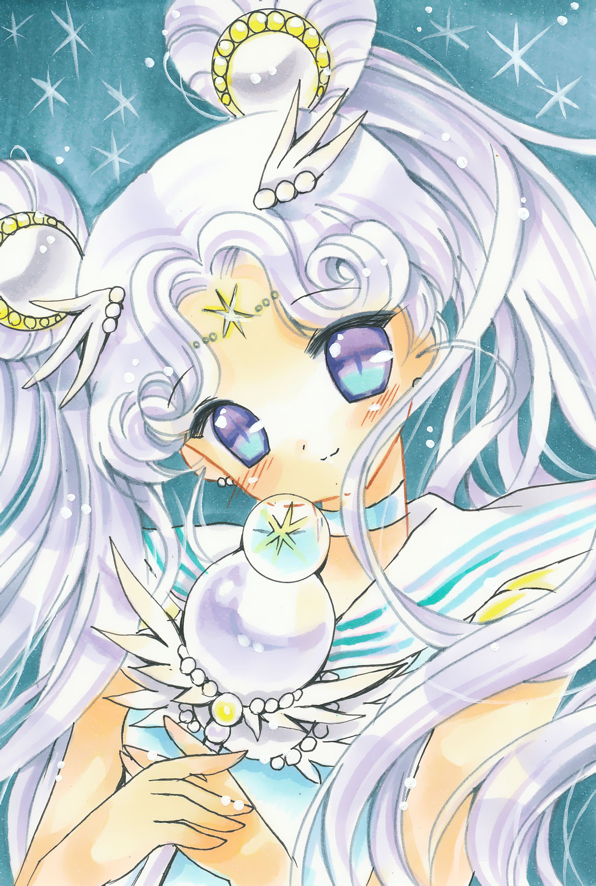 Been watching the 90′s anime and i want to draw everyone!!! Sailor Cosmos - Chibi Chibi - Zerochan Anime Image Board