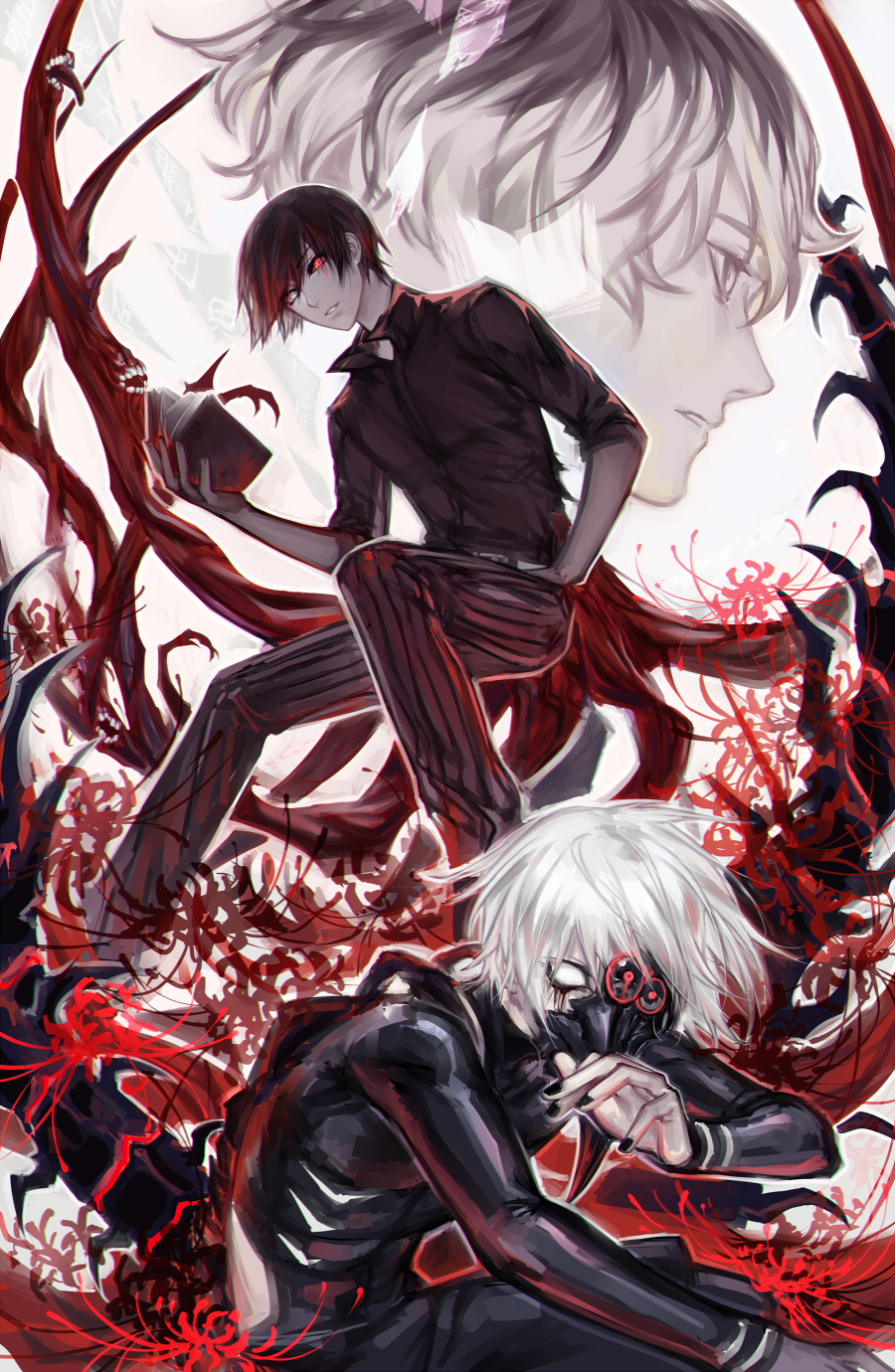 Ver las letras de tokyo ghoul y escuchar unravel, katharsis op, asphyxia, glassy sky, kisetsu wa tsugitsugi shindeiku, on my own y más . Sasaki Haise, Mobile Wallpaper - Zerochan Anime Image Board