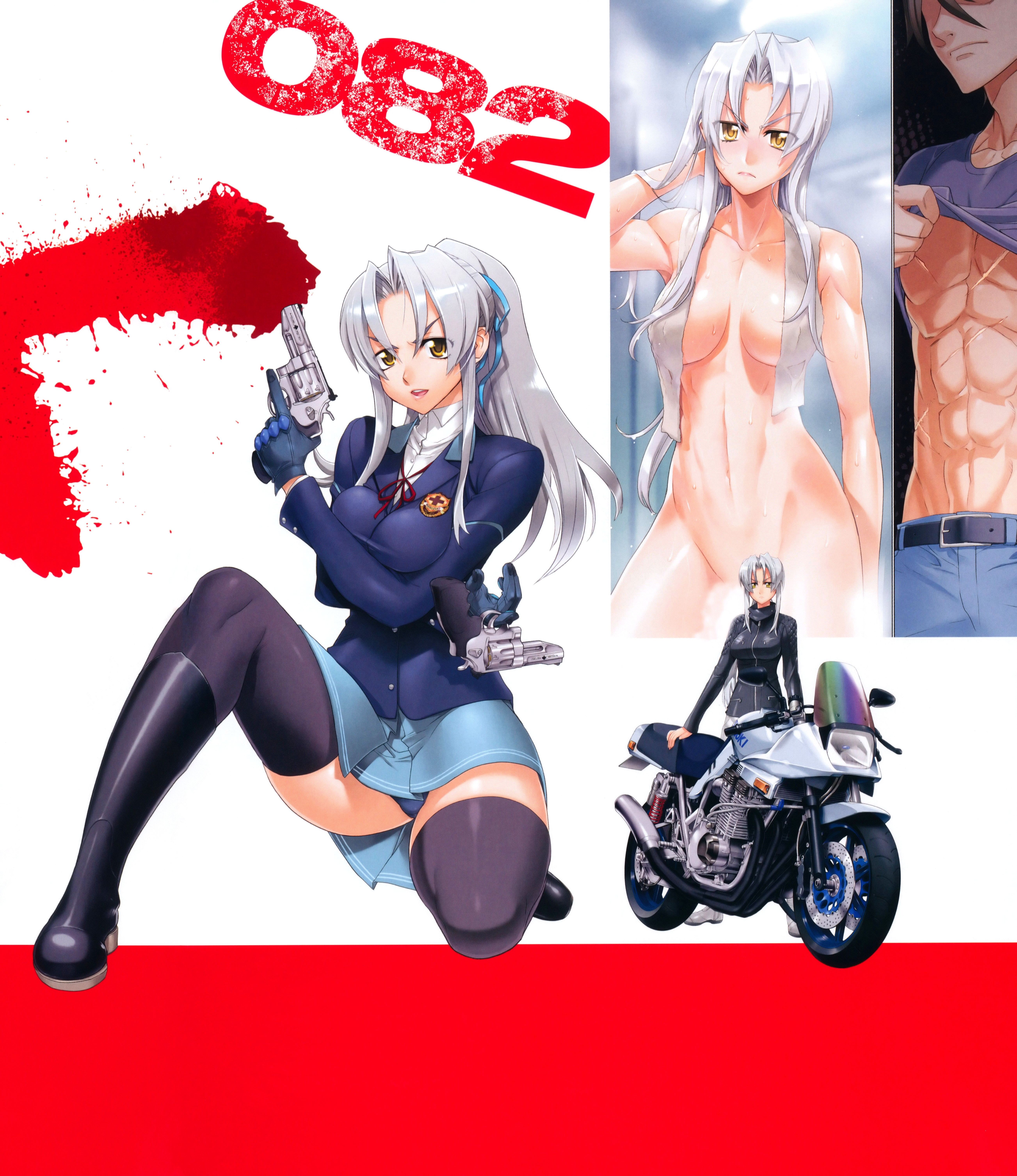 Tags: Anime, Satou Shouji, Triage X, Lightning Pop, Kiba Mikoto, Mikami Ara...