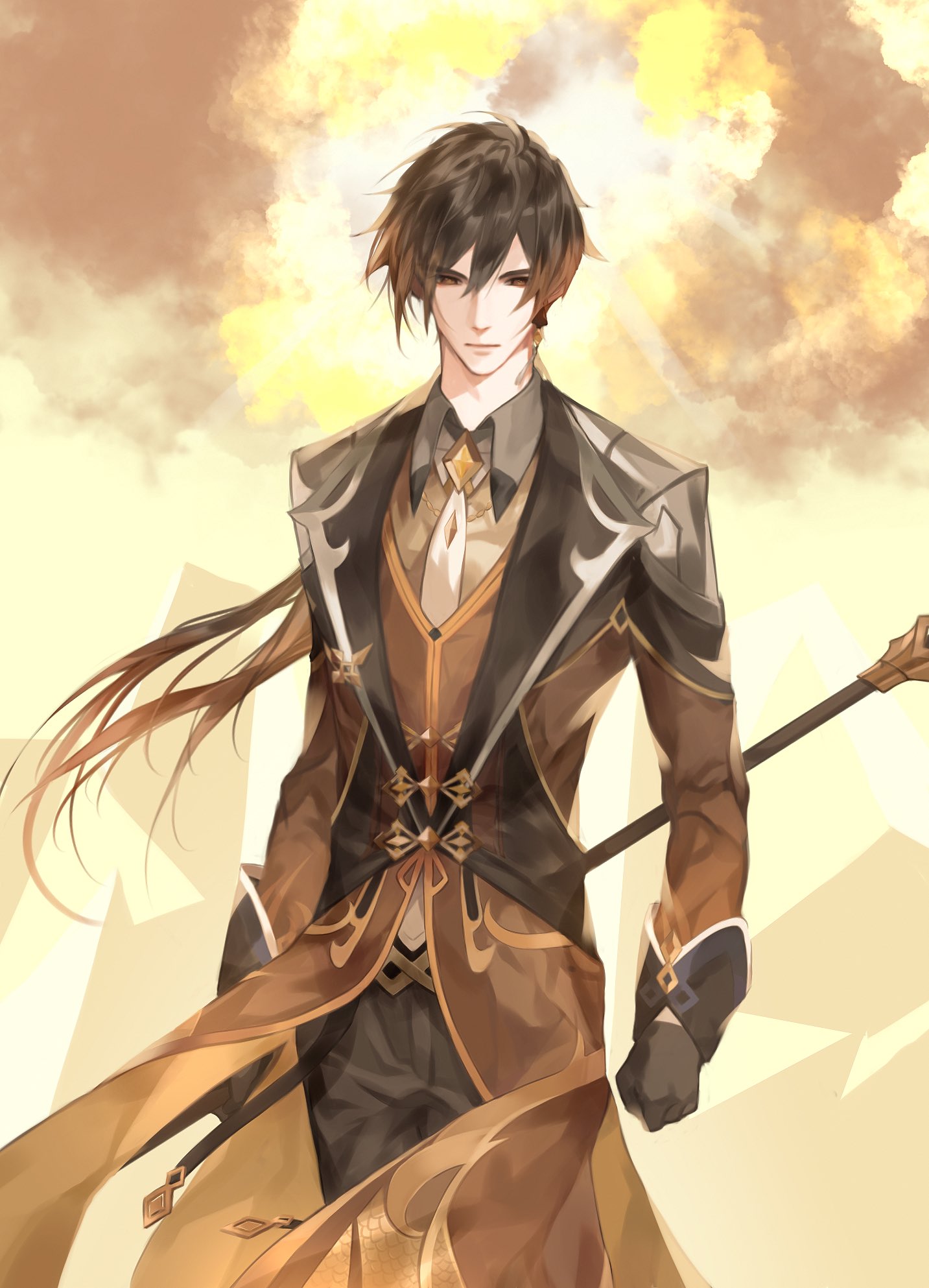 Zhongli Genshin Impact Zerochan Anime Image Board