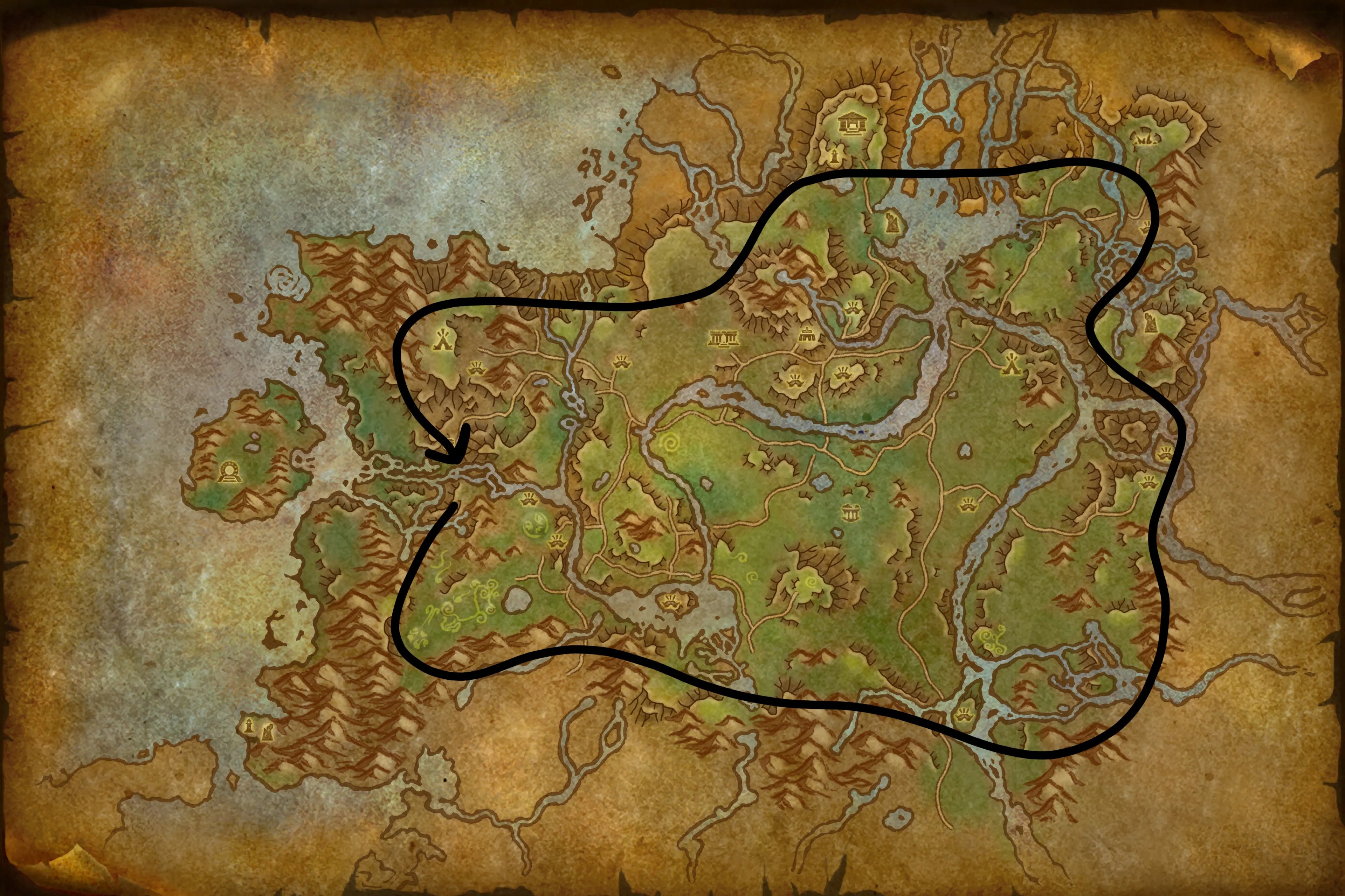 WoW Mining Farming Guide Ohn Ahran Plains Mining 