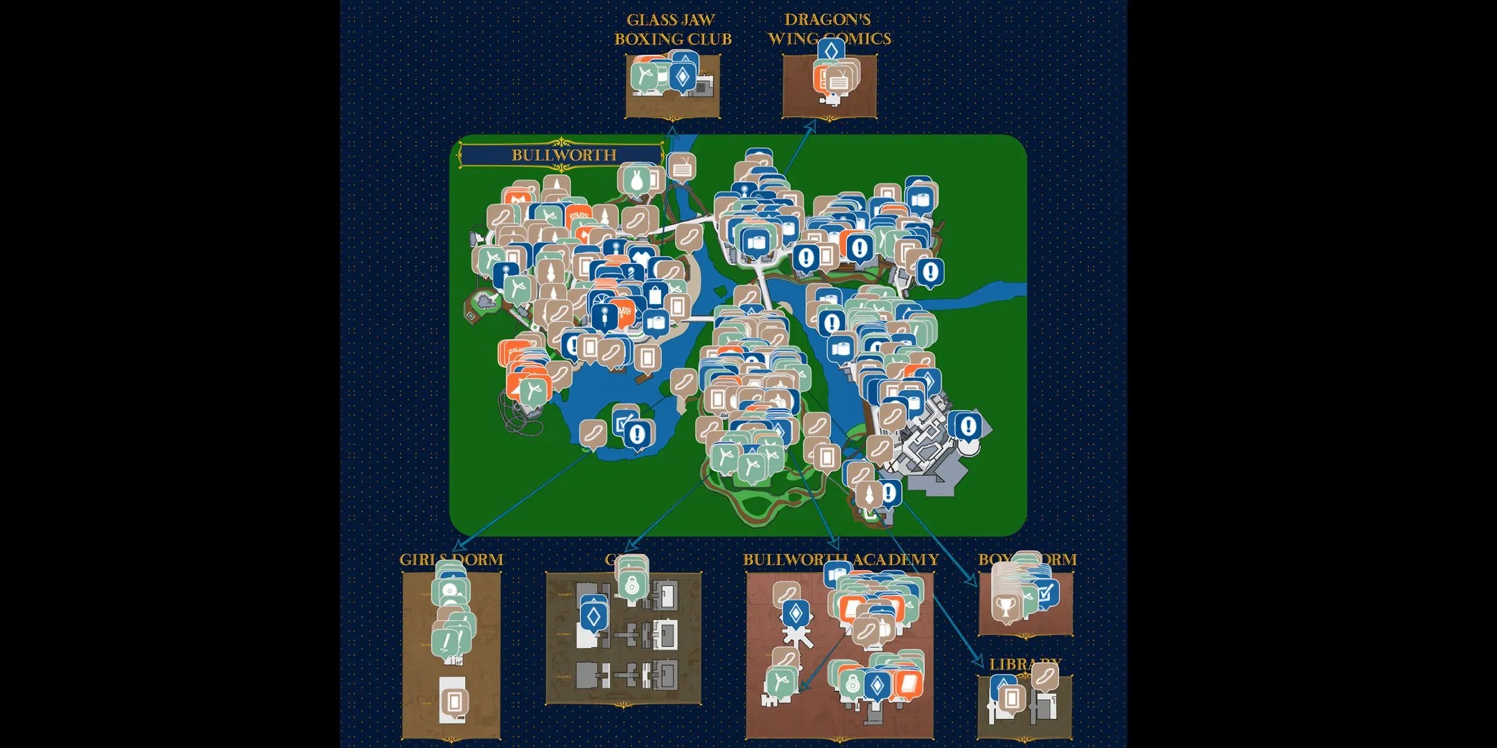 Bully Interactive Map Bullworth Com Bully Map Thumbnail 