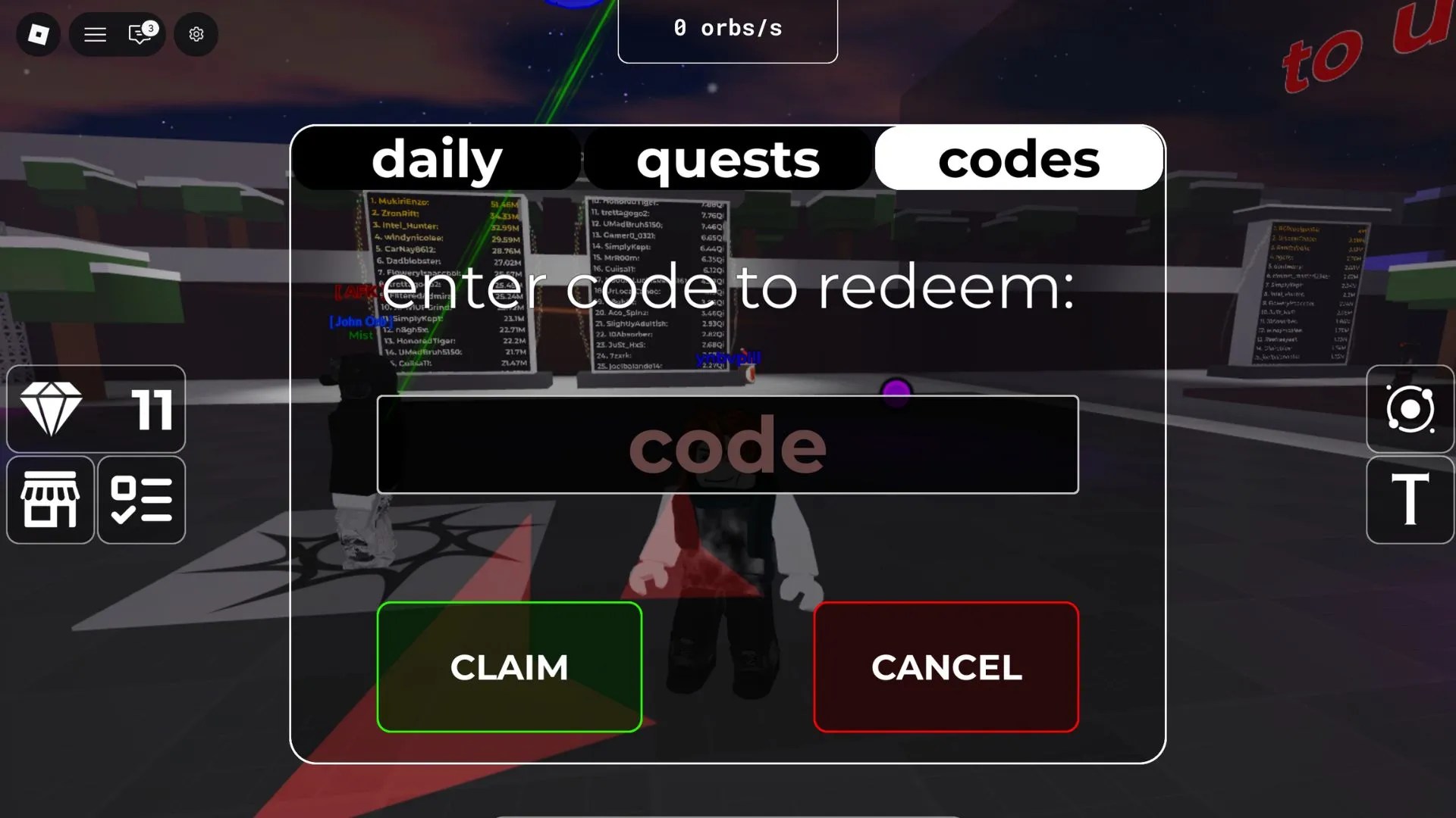 Roblox Orbs Codes Orbs Codes 4 