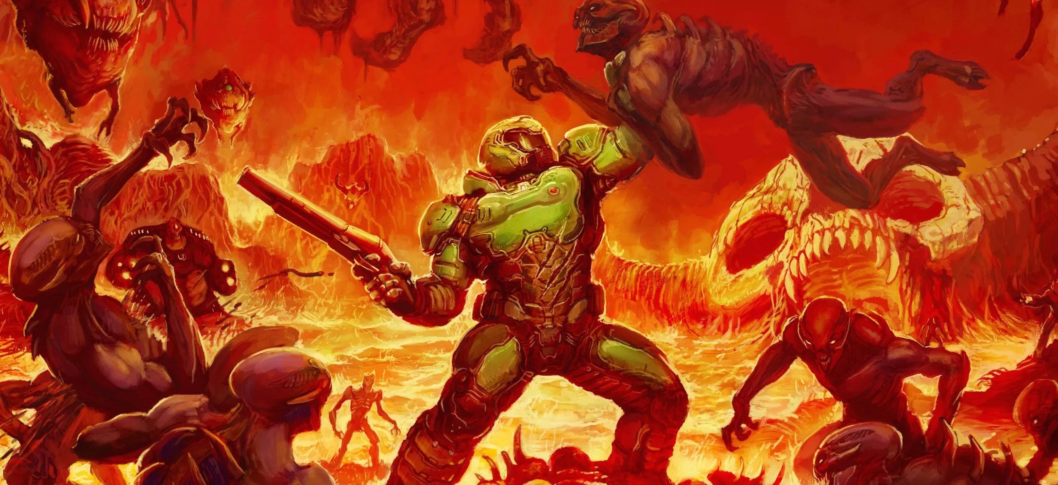 I can't stop playing doom