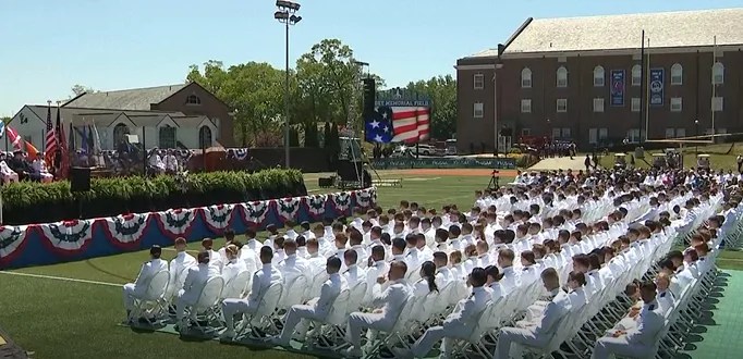 Trump Honors Coast Guard Graduates