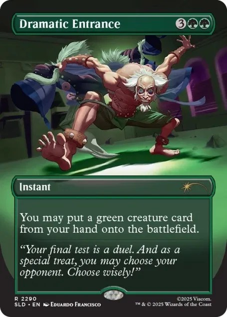 Карточка драматического входа MTG объясняет один из лучших моментов первого сезона «Аватара»