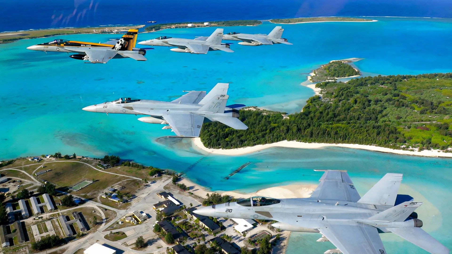 The island that sent its last transmission to Pearl Harbor in 1941 is back in service with the U.S. Navy.