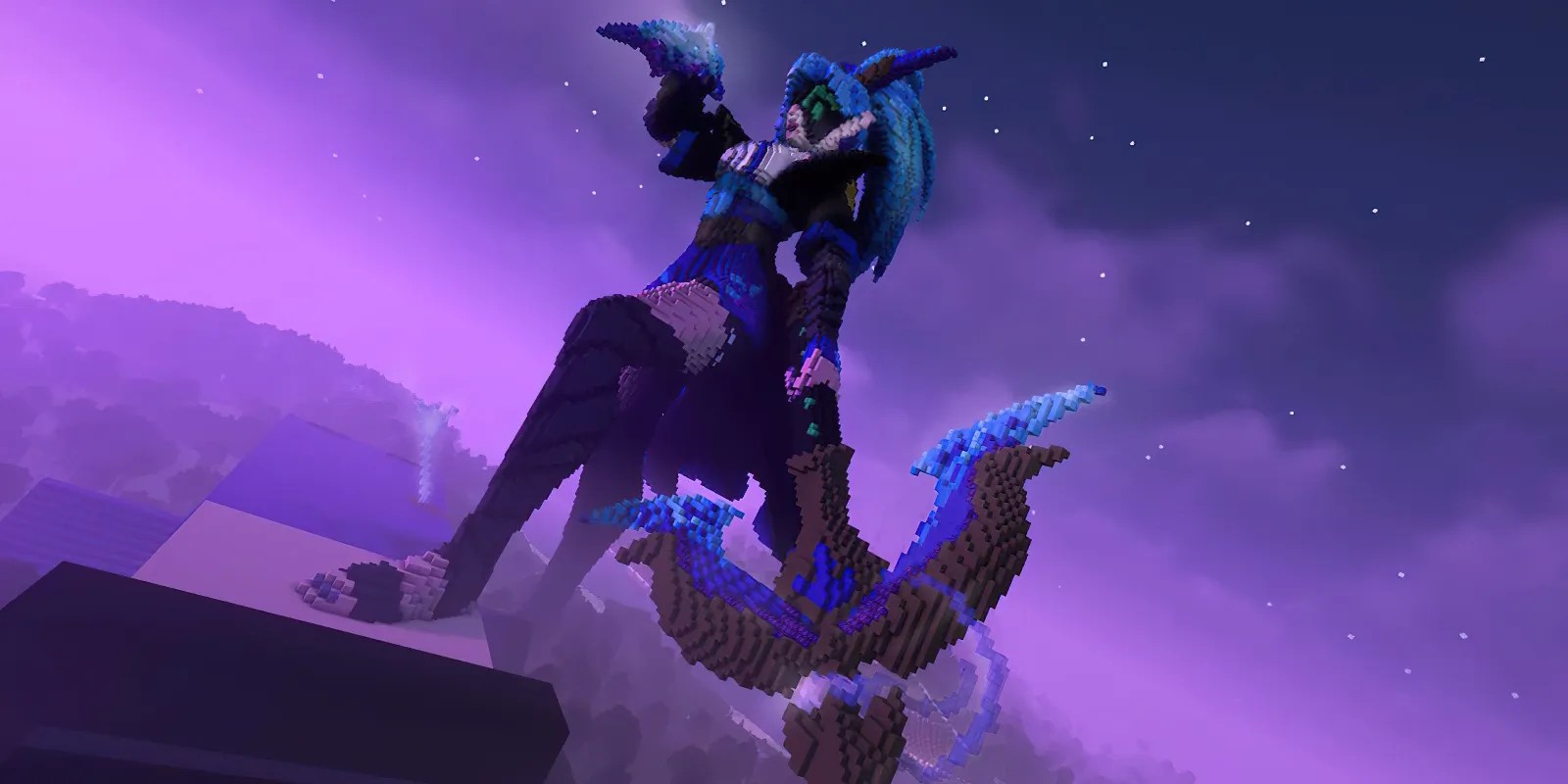 Lol S Vayne Reimagined As Massive Minecraft Statue In Timelapse Video Geeky Craze