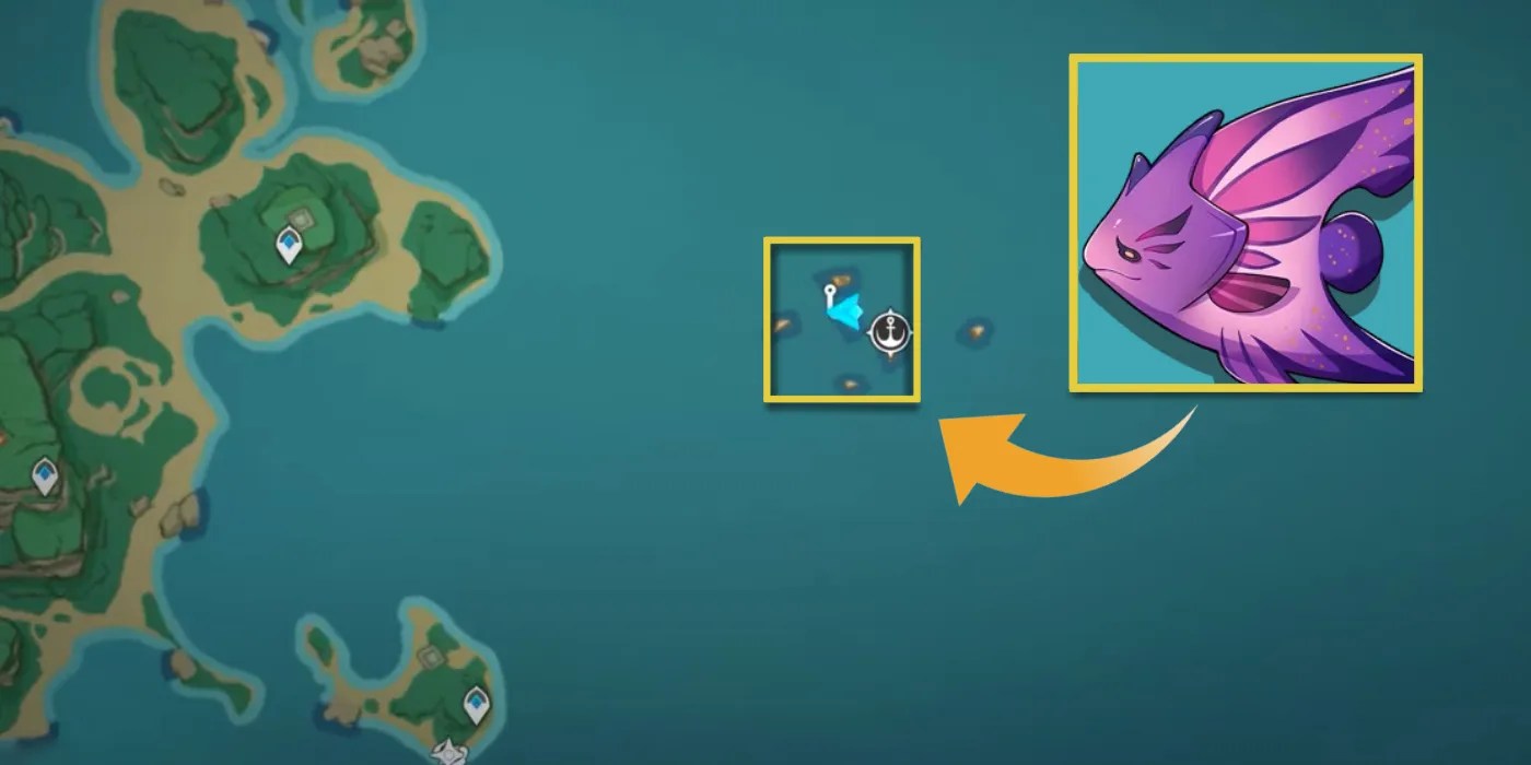 I can not get the angelfish! Genshin Impact How To Catch The Raimei Angelfish Location Guide