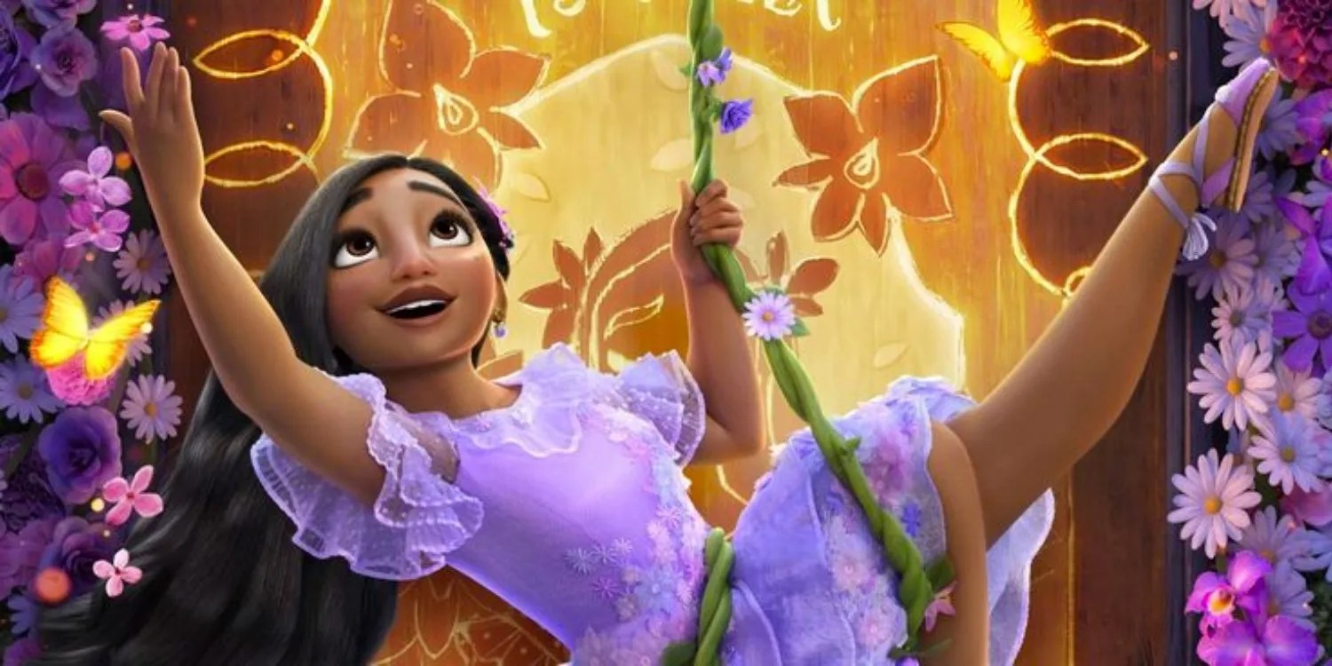 · isabela madrigal's dress features authentic film details and designs · includes iconic flower hairclip, delicate earrings, and . The Age Of Every Encanto Character Explained How Old Each Madrigal Is