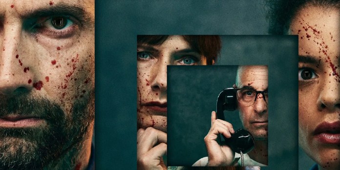 David Tennant, Dolly Wells, Stanley Tucci, Lydia West in Inside Man