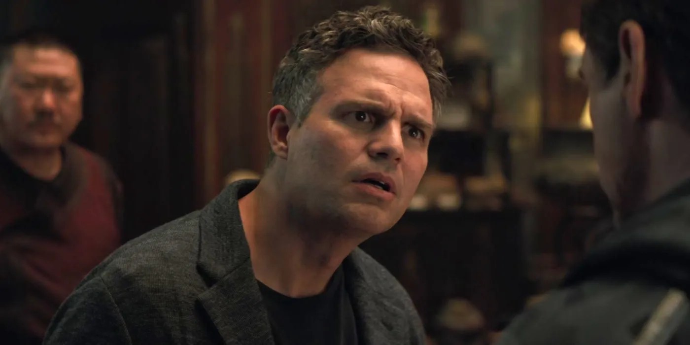 Mark Ruffalo como Bruce Banner se ve confundido en Avengers: Infinity War