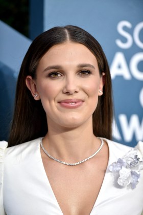 Headshot Of Millie Bobby Brown In The Annual Screen Actors Guild Awards