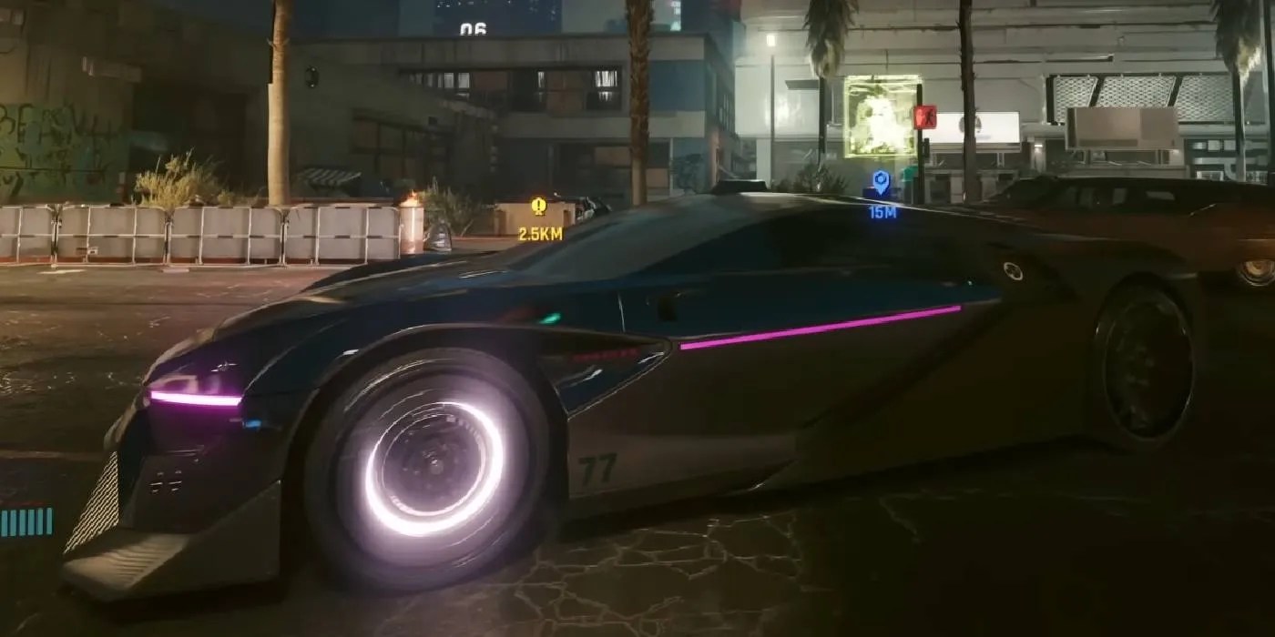 Vehículo gratuito Rayfield Caliburn Mordred de Cyberpunk 2077 en la actualización 2.3.