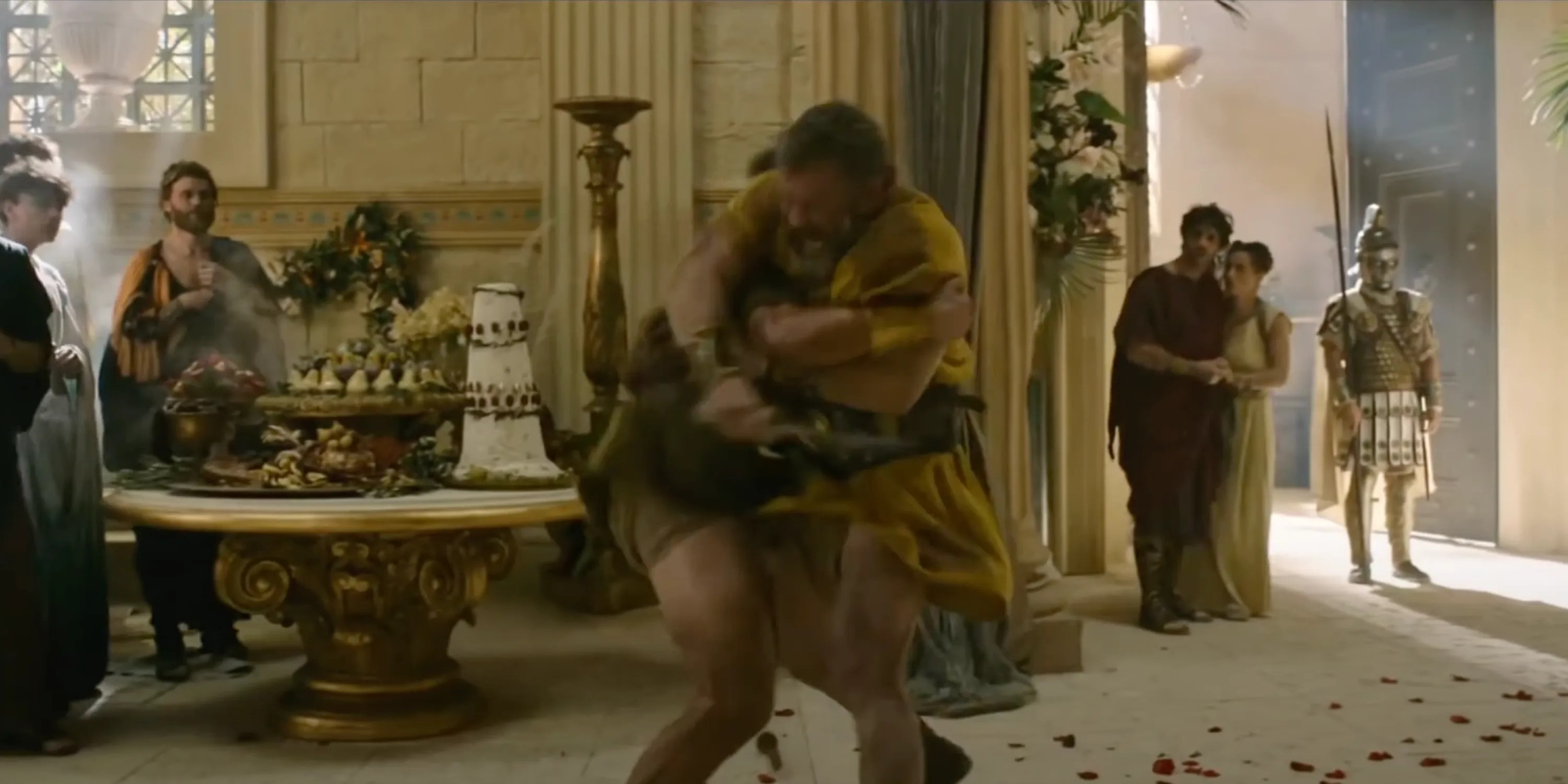 A fight in Gladiator II