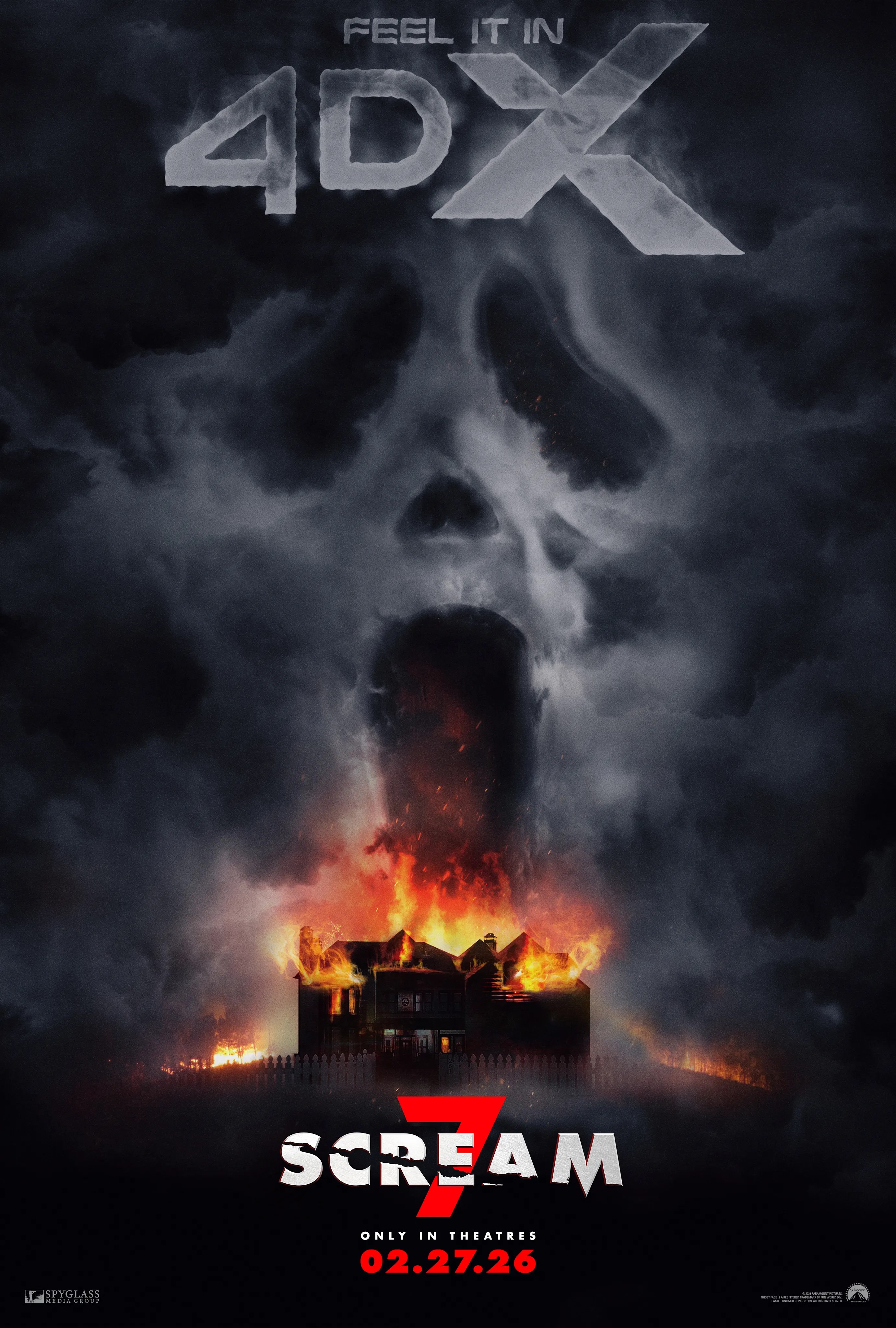 Scream 7 4DX Poster Finds Terror In The Air