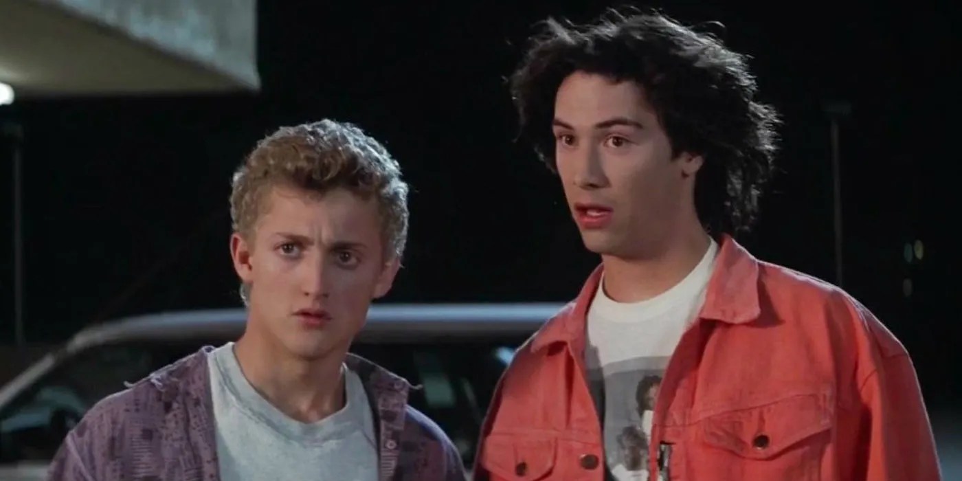 Keanu Reeves y Alex Winter en Bill & Ted