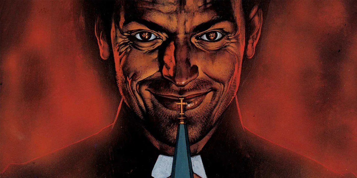 Preacher comic book cover Jesse Custer