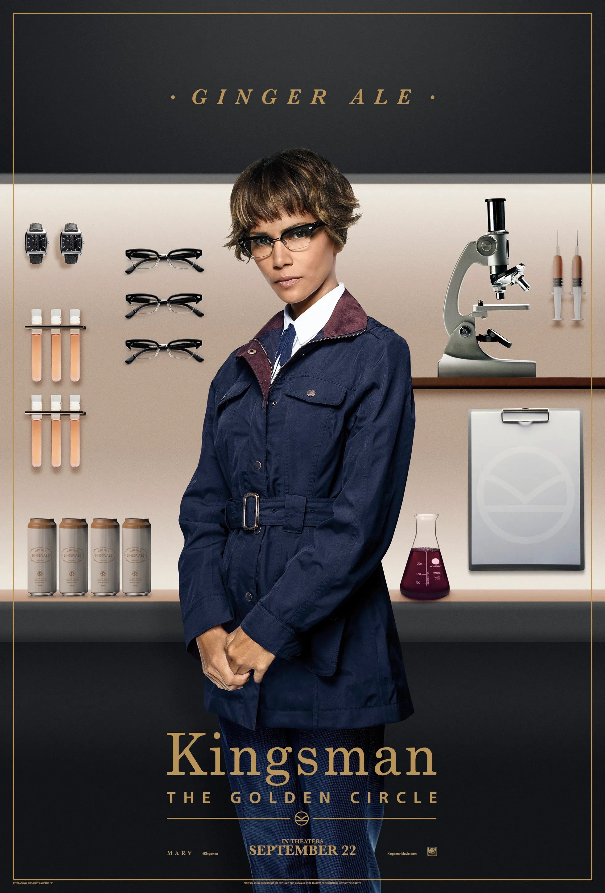 Kingsman 2 New Character Posters Features Heroes & Villains As Cute