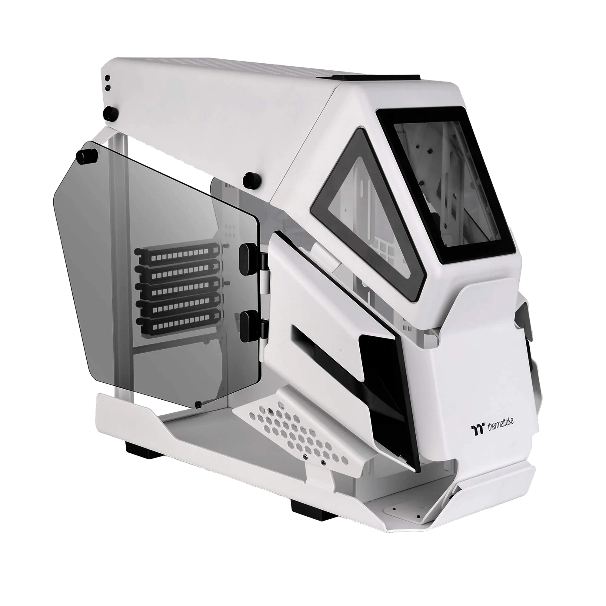 White Gaming Computer Case Thermaltake Ah T200 